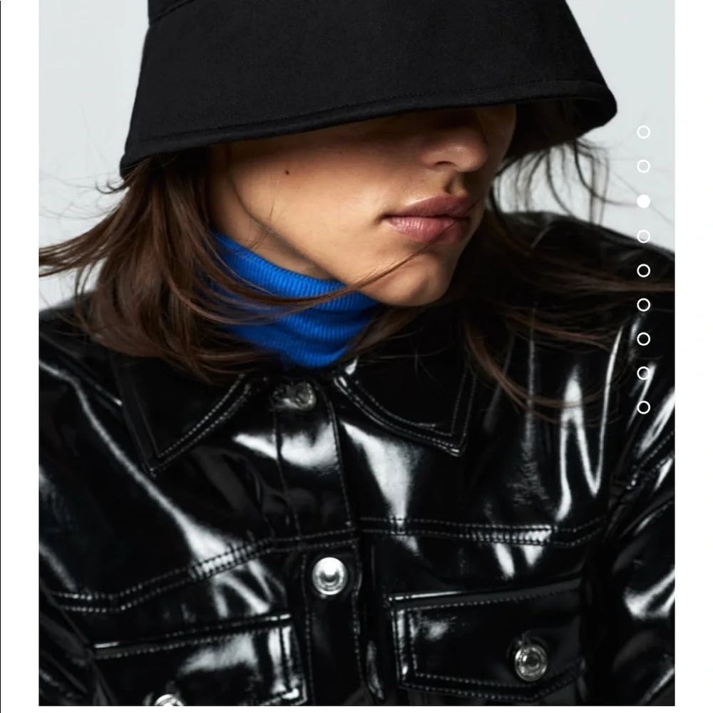 NWT ZARA Faux Leather Dress XS - Picture 5 of 8